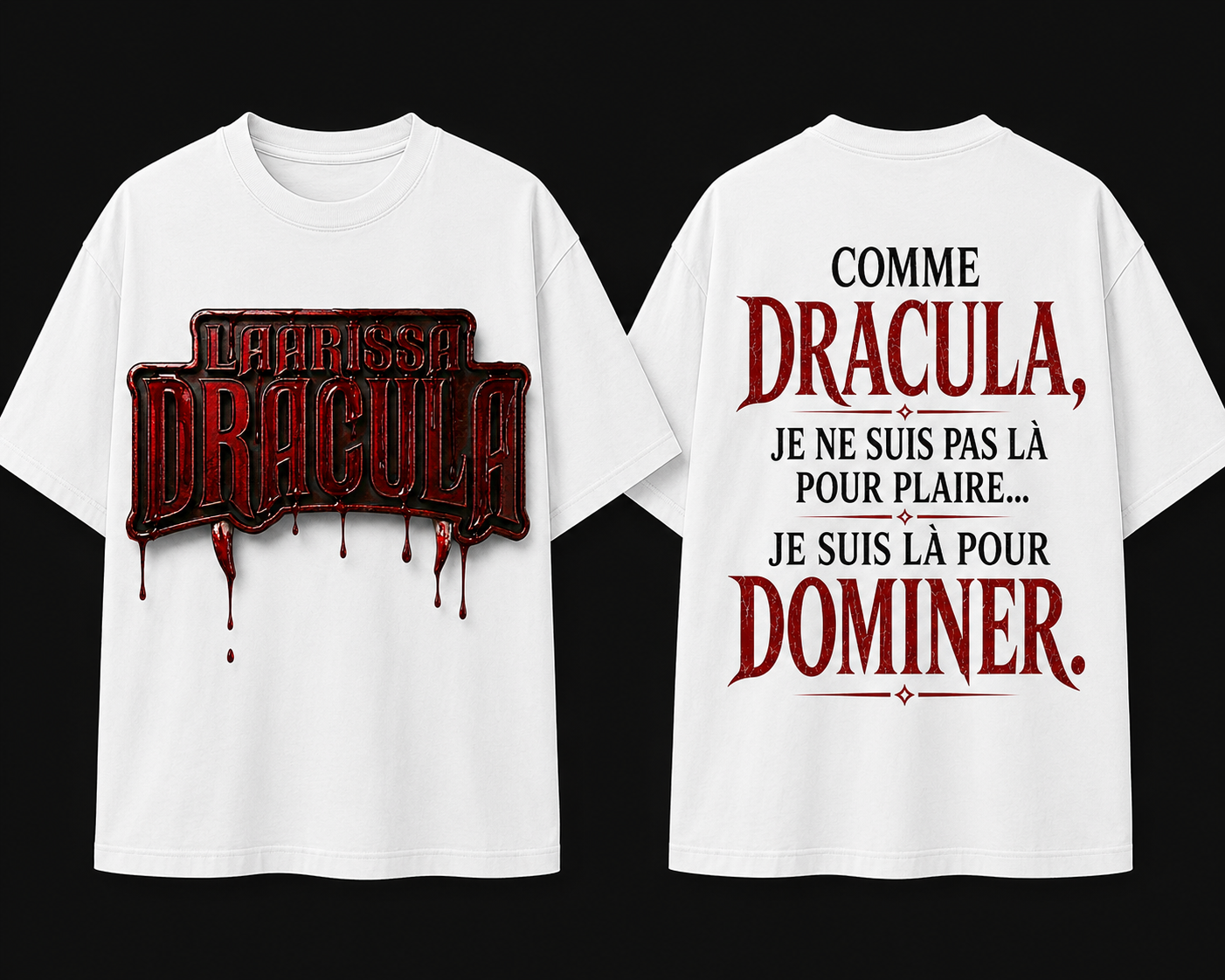 T-shirt Dracula — Modèle 5
