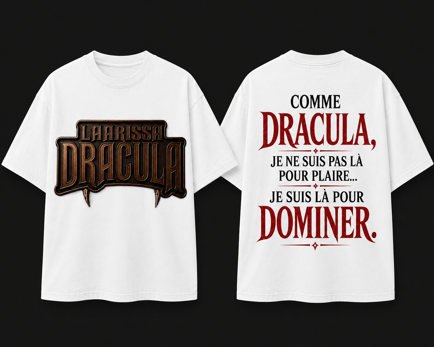 T-shirt Dracula — Modèle 6